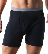 BVD 3-Pack BlackHeather Grey Boxer Brief